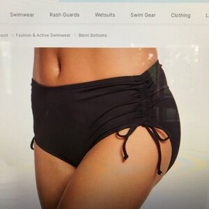 The Beach House Hayden side tie black bottom 8
